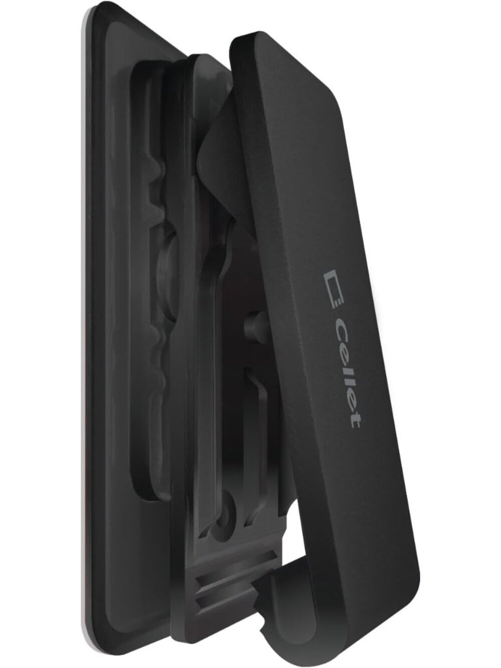 Belt Clip Cell Phone Holder – 3M Adhesive Belt Clip Phone Holster GPS, Walkie-Ta